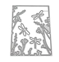 Molde De Stencil De Metal En Forma De Libélula Y Flor Para Decoración De Álbumes Y Manualidades Corte Y Embossing Para Papel - details 3