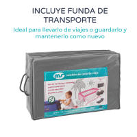 Ms BabyWorld Colchón para Cuna 120x60x6 cm | Acolchado, Transpirable, Antialérgico y Ergonómico | Color Gris | Ideal para Bebés y Recién Nacidos - details 3