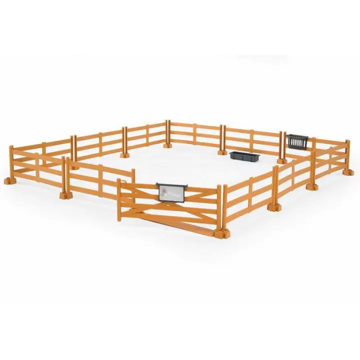 Bruder - Valla de Pasto Marrón - Elementos Ampliables - Realismo Extremo - 1
