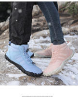 Botas De Nieve Impermeables Para Hombres Invierno Zapatos De Acampar Hasta La Rodilla Con Peluche Cálido Adecuadas Para Parejas Y Senderismo - details 37