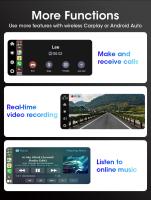 Monitor Portátil Para Motocicleta 7 Pulgadas Con DVR Navegación GPS Wireless CarPlay Android Auto Airplay Pantalla Moto Carplay IPX 7 Resistente Al Agua - details 18