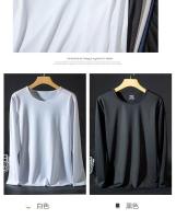 Camiseta De Hombre De Seda Hielo Para Verano Con Manga Corta Estilo Casual Transpirable Y Secado Rápido Camiseta Deportiva Para Bajar La Temperatura - details 12