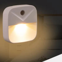 Luz Nocturna LED Sensor Oscuro Dimmer Para Armario Infantil Dormitorio Pasillo Sin Cable Bombilla LED Iluminación - details 6