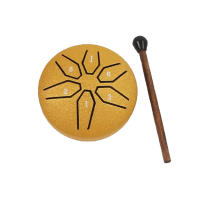Mini Tambor De Lengüeta De Acero De 3 Pulgadas Con 6 Tonos Instrumento Musical Con Palos Y Tambor De Música Accesorios - details 6