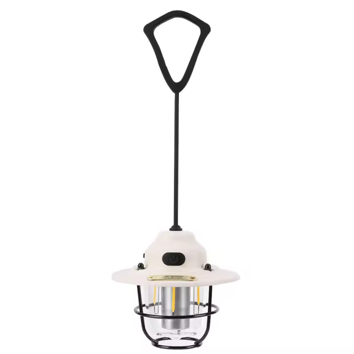 Lámpara De Camping LED Con Batería De 1200mAh Luz De Campana Mini Metal Impermeable IPX4 Recargable Por Tipo C Para Exteriores Y Acampar - 1
