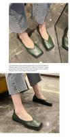 Zapatos De Mujer Mary Jane Retro Cuadrados Plana Minimalista Moda Zapatos Casuales Ligeros Para Primavera Y Otoño - details 11