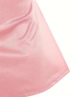 Vestido De Satén Va Va Voom Para Mujer 2024 Con Suspensión En La Cintura Estilo Sexy Y Club Manga Espagueti Largo Hasta La Rodilla - details 22