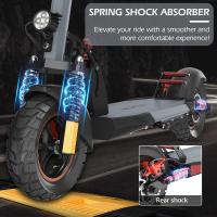 AOKDA A1 Patinete Scooter Eléctrico Plegable, Motor 800W, Batería 48V 12.5Ah, Neumáticos Neumáticos 10 Pulgadas, Velocidad Máxima de 45km/h, Alcance Máximo de 25km, Freno de Disco, comodidad y estabilidad, adecuado para uso al aire libre, IENYRID - details 6