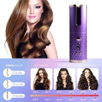 Cordless Auto Curler - Rizador automático recargable para rizos u ondas,Rizador Automático, Rizador de Pelo Inalámbrico Rizador de Cabello Portátil Profesional, 6 Temperaturas y Temporizador, Recargable USB, Rizador Inteligente Anti-escaldado - details 4