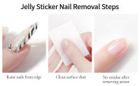 LULAA 10 Hojas De Pegamento Para Uñas Doble Cara Adhesivo Reutilizable Para Uñas Postizas Accesorios De Manicura Herramientas De Uñas - details 10