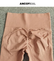 Leggings Deportivos Sin Costuras Para Mujer Cintura Alta Leggings De Yoga Push up Fitness Ropa De Gimnasio Pantalones De Ejercicio - details 4
