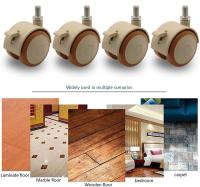 Ruedas Giratorias De Silla Para Muebles Con Freno 2" 4 Piezas Caster Reemplazo Con Eje Trenzado Soporta Hasta 90 Libras - details 1