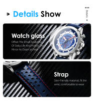 Reloj Deportivo De Moda Para Hombre SINOBI Cronógrafo De Acero Inoxidable Luz Solar Calendario Resistente Al Choque Y Agua Manos Luminosas - details 7