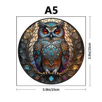 Rompecabezas De Madera En Colores Con Forma Irregular Desafío Alto Juguetes De Rompecabezas Regalo De Cumpleaños Exquisito Para Adultos - details 16