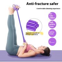 Banda De Resistencia Multifuncional Para Entrenamiento De Muslos Y Piernas Equipo De Fitness Portátil Pedal Elástico Estiramiento Y Adelgazamiento - details 17