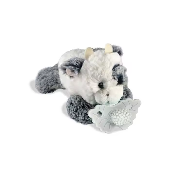 Razbuddy Peluche Vaquita + Sujeta Chupete Mordedor Para Bebe - 1