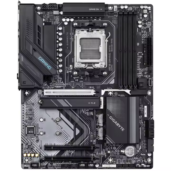 Gigabyte - Placa base X870 GAMING WF6 G10 para procesadores AMD Ryzen 7000/8000/9000 con zócalo AM5, 8+2+2 fases VRM y soporte DDR5 hasta 8000MHz - 1