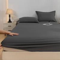 Fundas Para Sábanas Impermeables De Color Sólido Funda Para Cama Con Capa De Polvo Funda Para Colchón (No Incluye Fundas Para Almohadas Y Núcleo De Almohada) Material Poliéster 100% - details 2