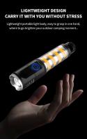 Linterna LED Super Brillante Multi Funcional Para Camping Luz De Emergencia Para Running Al Aire Libre Con Zoom Pocket - details 1