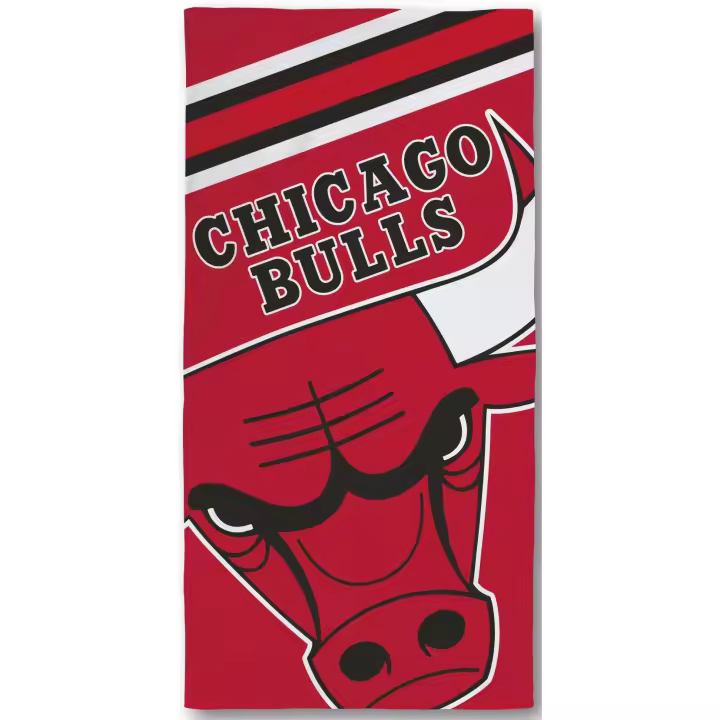 TOALLA PLAYA ALGODON 70*140CM 320 GRAMOS CHICAGO BULLS - 1