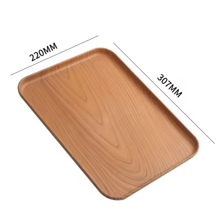Pala De Plástico Nordic PP Para Alimentos Y Panadería Rectangular Para Almacenamiento En Cocina Y Servicio De Hotel Tapa De Postres - 1