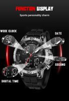 Reloj De Pulsera De Lujo Para Hombre FOXBOX Deportivo Dual Display Quartzo Impermeable Militar Con Caja Regalo Reloj Digital Electrónico - details 7