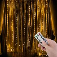 Luces De Tejado De Encaje USB 8 Modos Con Control Remoto Para Fiesta Navidad Boda Decoración De Dormitorio Lámpara De Garlanda De Hadas De 3/4/6M - details 6