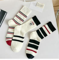 Calcetines De Moda Para Mujer Nuevo Otoño Casuales Transpirables Estampados Mixtos Bordados Algodón Poliéster Spandex Alta Calidad Tendencias Calcetines De Pies Altos - details 2