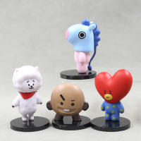 Figuras BT21 De 6cm 7pcs Mini Figura Kpop Coreana Creativas Accesorios De Escritorio Juguete Para Niños Regalo De Cumpleaños - details 3