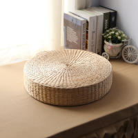 Cojín De Silla De Paja Japonesa Para Meditación Y Yoga Decoración Del Hogar Cojín De Ceremonia Del Té Estilo Pastoral Diametro 30cm Espesor 5-10cm - details 2