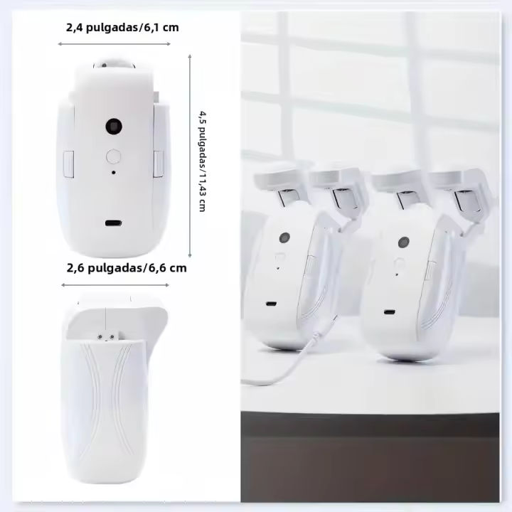 Sistema De Control Automático Para Cortinas Con Aplicación/Timer/Voz Motor De Alta Performance Mejorado Compatible Con Romano Rod/T/U Track 3en1 - 1