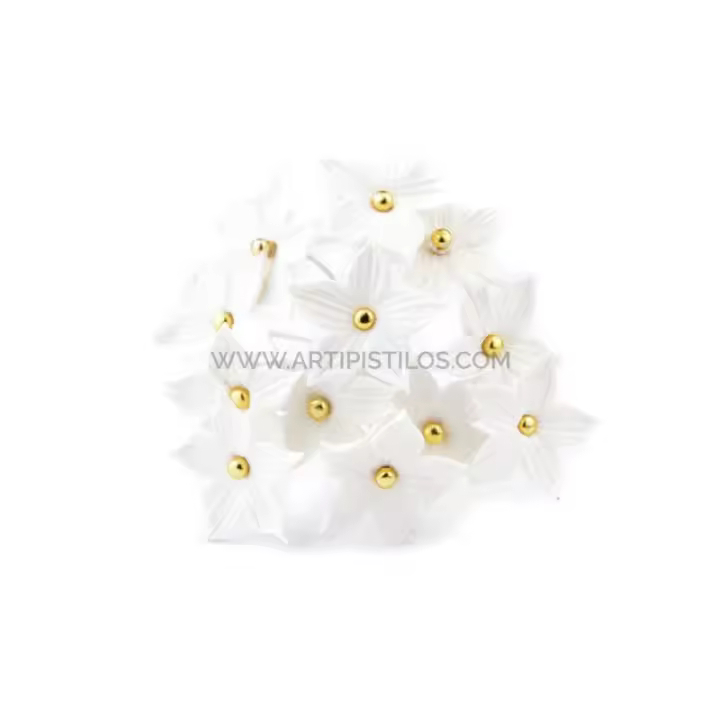 Flor de Porcelana Fría 2.5cm Raíz Flores Decoración Complementos - 1