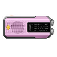 Radio De Mano Con Energía Solar Emergencia AM/FM/NOAA Linterna LED De Lectura SOS Alarme 2000mAh Recargable Portátil - details 11