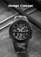 Reloj Deportivo Digital SKMEI 1655 Para Hombres Pantalla Dual Impermeable Estudiante Reloj De Pulsera Masculina 1251 Luz Trasera Resistente Al Choque Cronógrafo - details 2