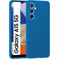 Funda + Protector Cristal Vidrio Templado (Opcional) Para SAMSUNG GALAXY A15 4G / 5G Proteccion 3D Cámara, Cubre Cámara, Carcasa TPU Silicona Suave Mate, Color Negro Azul Rojo Rosa Morado, Ajuste Perfecto, Acceso Conector Carga Auricular, Meloenvias mle26 - details 0