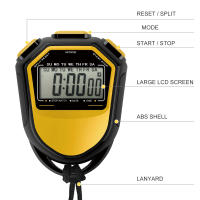 Reloj De Pulsera Digital Impermeable Para Deportes Con Cinta Para Natación Correr Fútbol Entrenamiento Timer Cronógrafo LCD Portátil - details 5