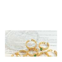 Encanto Pulsera de cristal para mujer, pulsera de acero inoxidable chapada en oro de moda, hermoso regalo de joyería para bodas y fiestas. - details 12