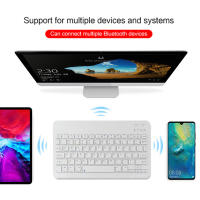 Teclado Bluetooth Mini HUWEI Recargable Para Tablet iPad iPhone Laptop Español Ruso Estilo Estándar Sin Cable - details 8