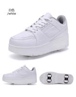 Zapatos De Rollers Para Niños Y Niñas Con Cuatros Ruedas Zapatillas Deportivas Al Aire Libre Para Niños Y Niñas a Prueba De Agua Transpirables De Cuero - details 35