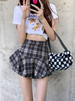 Falda Mini Tres Niveles Y2K Cintura Alta Tartán Volante Escocés Falda Skort Mujer Estilo Aesthetic Ropa Primavera Verano Otoño Invierno - details 18