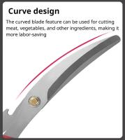 Juego De 2 Pares De Tijeras Para Barbecue Con Clip Herramientas Multifuncionales De Cocina Para El Hogar Y Restaurante - details 8