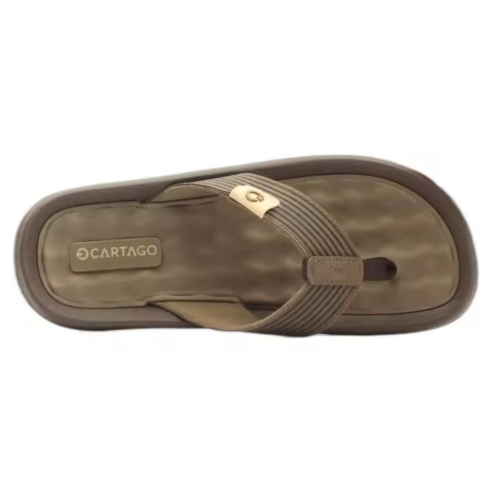 Chanclas Dedo Playa marca Cartago modelo 82614-21729 para calzado hombre en color marrón - 1