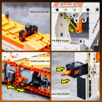 Bloques De Construcción Técnicos AK47 M4A4 AWP P90 Con Motor Set De Juguetes De Armas Para Niños Regalo Educativo Para Niños Y Adolescentes - details 16