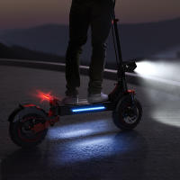 patinetes electricos adultos iScooter iX5S scooter freestyle, motor de 1000W, batería de 48V 15Ah, neumático 11 pulgadas, velocidad máxima 45km/h, alcance 65km, frenos de disco dobles, amortiguadores delanteros y traseros bicicleta electrica plegable - details 4