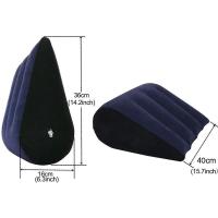 Cojín Inflable Multifuncional De Viaje Soporte Lumbar Para Yoga En Posiciones De Viaje Almohada De Cocina Triangular De Poliéster 100% PVC - details 1