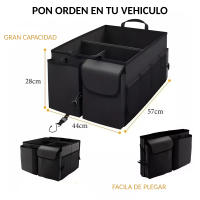 Memories Organizador Maletero coche, Almacenaje Maletero, Plegable, 3 compartimentos, Bolsillos, impermeable - details 3