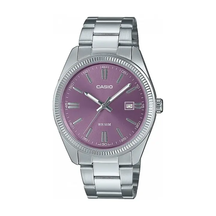 Reloj Casio Collection Acero Color Lila Mtp-1302pd-6avef - 1