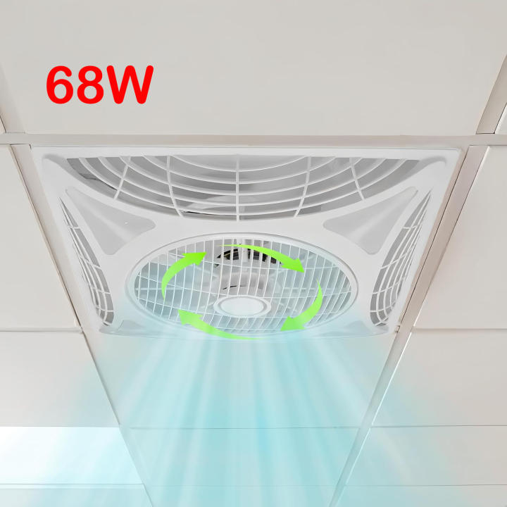 OStarkDom Ventilador techo 96W con luz 66W+30W de Motor DC,Silencioso con Mando a Distancia y Palas Retráctiles — oferta en Miravia