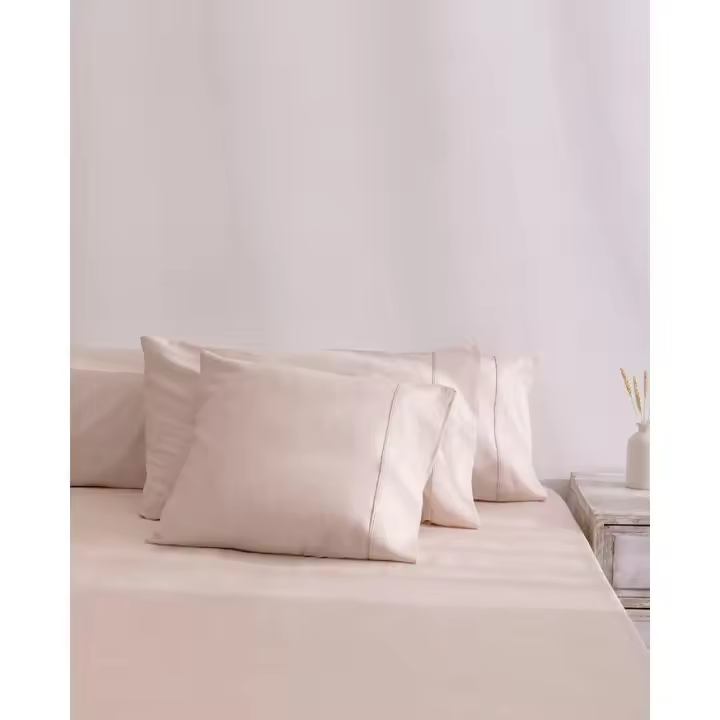 Sábana Bajera Don Algodon Satén Elba Beige - 1