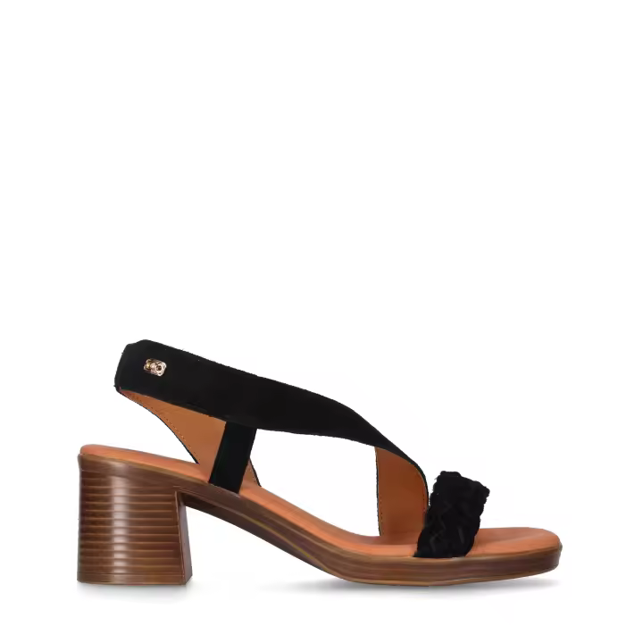 Chika10 Leather NEW GOTICA 11 Sandalia de Tacón Negro/Black - 1